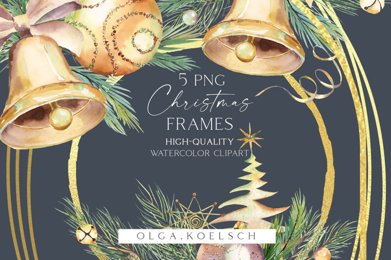 gold-christmas-decor-clipart-watercolor-christmas-png-champagne-glass