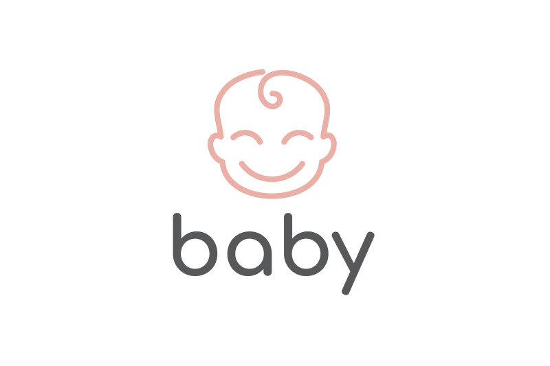 cute-happy-baby-toddler-babies-logo-design