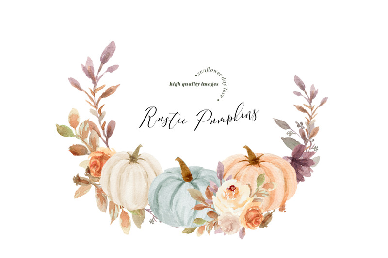 fall-autumn-pumpkin-boho-floral-leaves-clipart