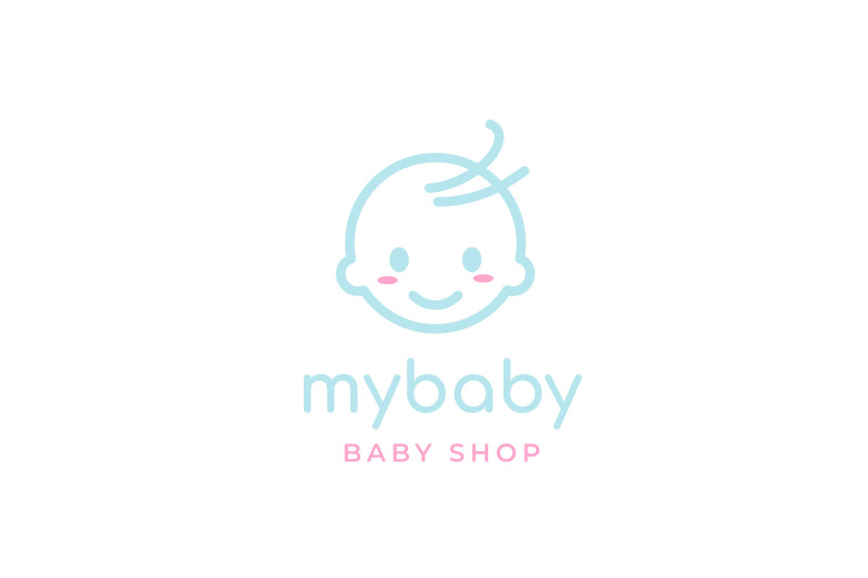 cute-happy-baby-toddler-babies-logo-design