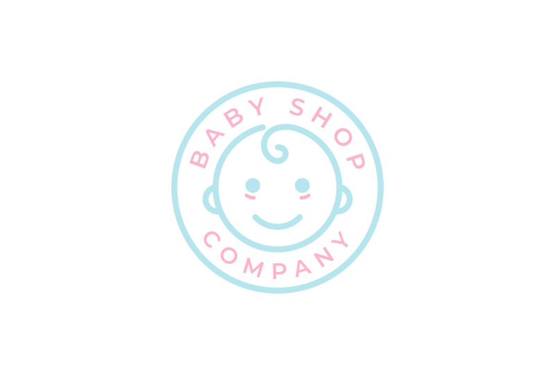 cute-happy-baby-toddler-babies-logo-design