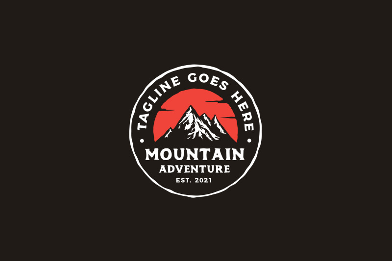 hand-drawn-vintage-hipster-mountain-adventure-stamp-logo