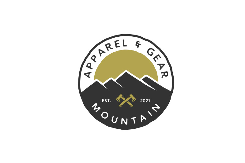 hand-drawn-vintage-hipster-mountain-adventure-stamp-label-logo-design