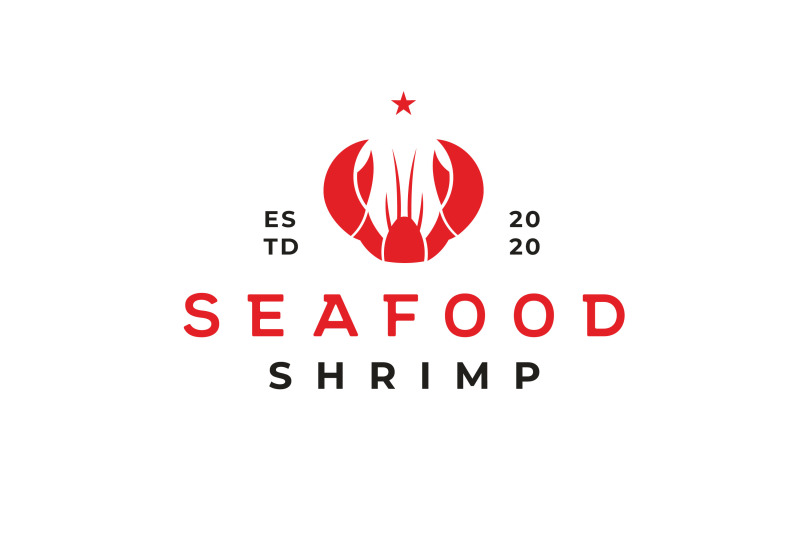 seafood-logo-lobster-prawn-shrimp-crawfish-logo-design