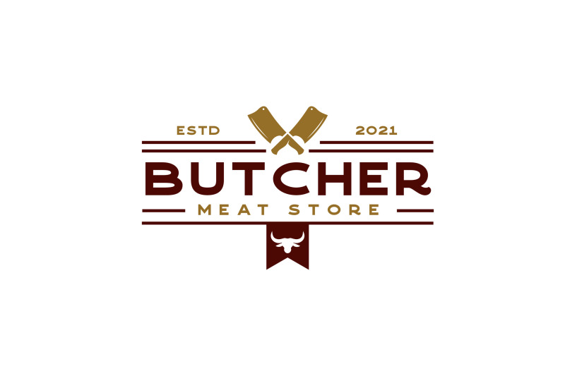 vintage-retro-crossed-cleavers-for-butcher-shop-logo-design