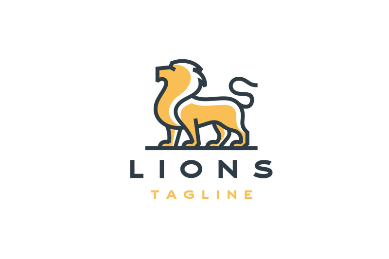 lion-logo-design-vector-illustration