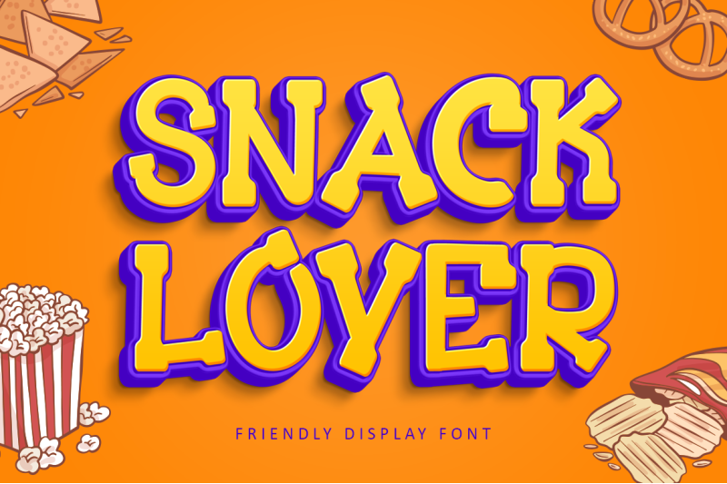 snack-lover-friendly-display-font