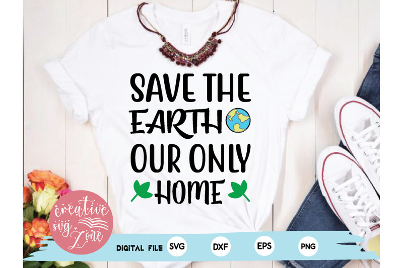 save-the-earth-our-only-home-svg