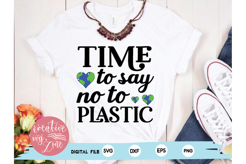 time-to-say-no-to-plastic-svg