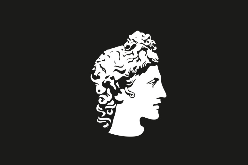 greek-god-apollo-logo-ancient-greek-god-sculpture-logo