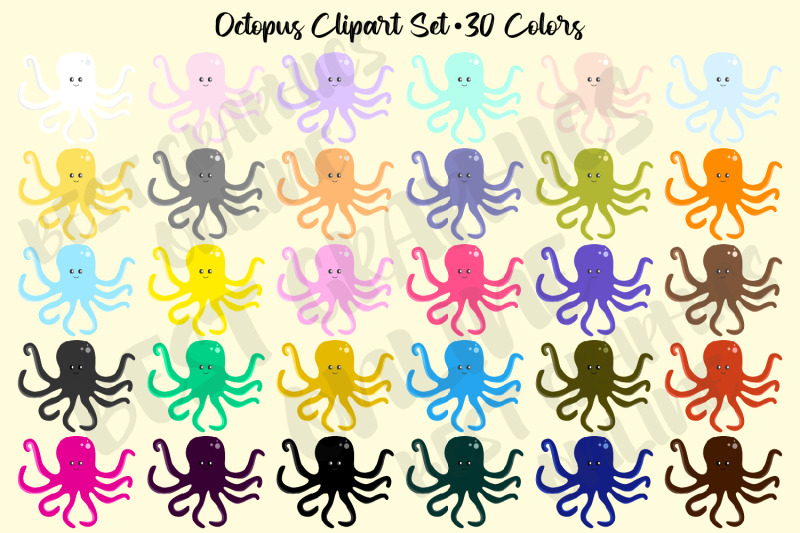 octopus-clipart-set-sea-animal-creature-octopuses-clipart