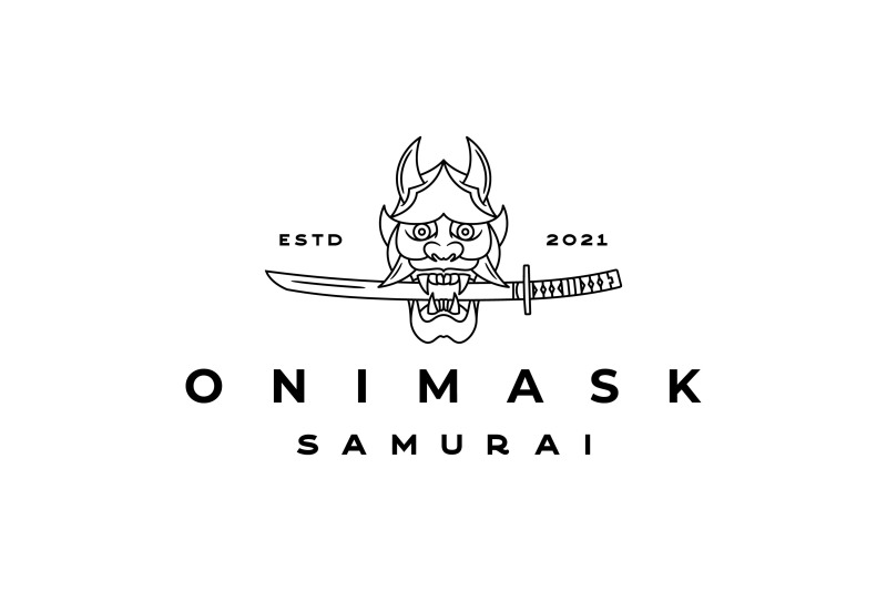 vintage-line-art-japanese-samurai-mask-with-katana-weapons