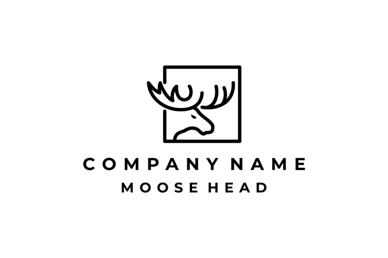 moose-deer-line-art-logo-vector-icon-illustration-design