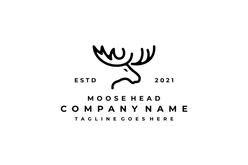 moose-deer-line-art-logo-vector-icon-illustration-design