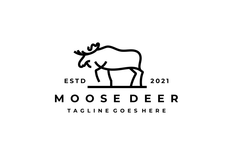 moose-deer-line-art-logo-vector-icon-illustration-design