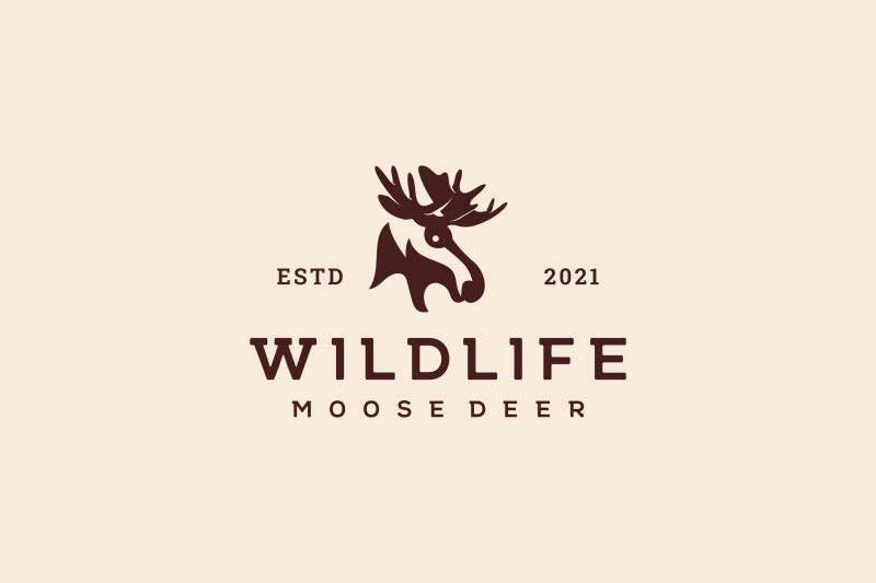 moose-deer-head-silhouette-vector-logo-illustration-design