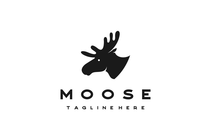 moose-deer-head-silhouette-vector-logo-illustration-design