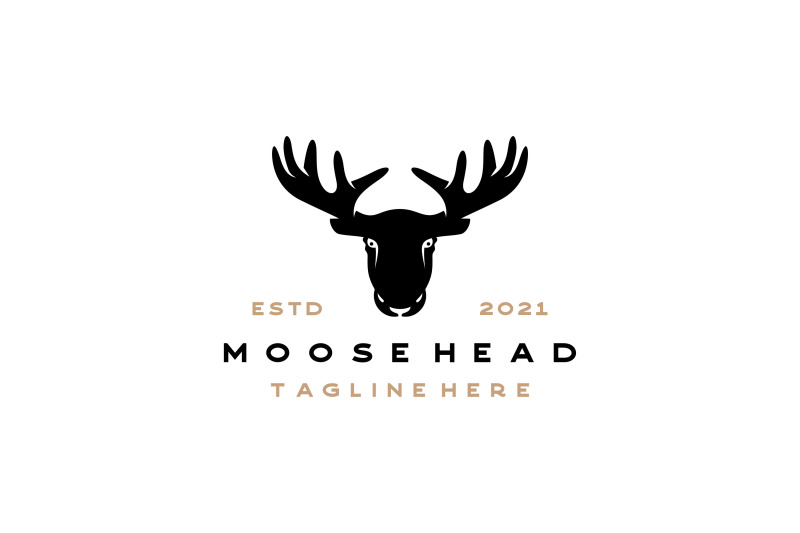 moose-deer-head-silhouette-vector-logo-illustration-design