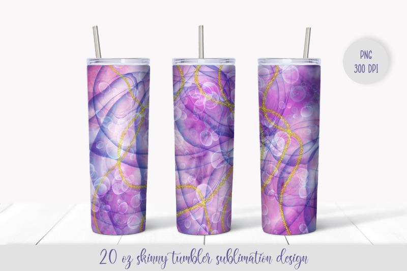 purple-tumbler-sublimation-design-20oz-skinny-tumbler-wrap