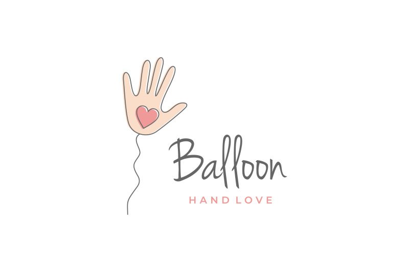 balloon-hand-with-heart-hand-shaped-balloon-logo-design