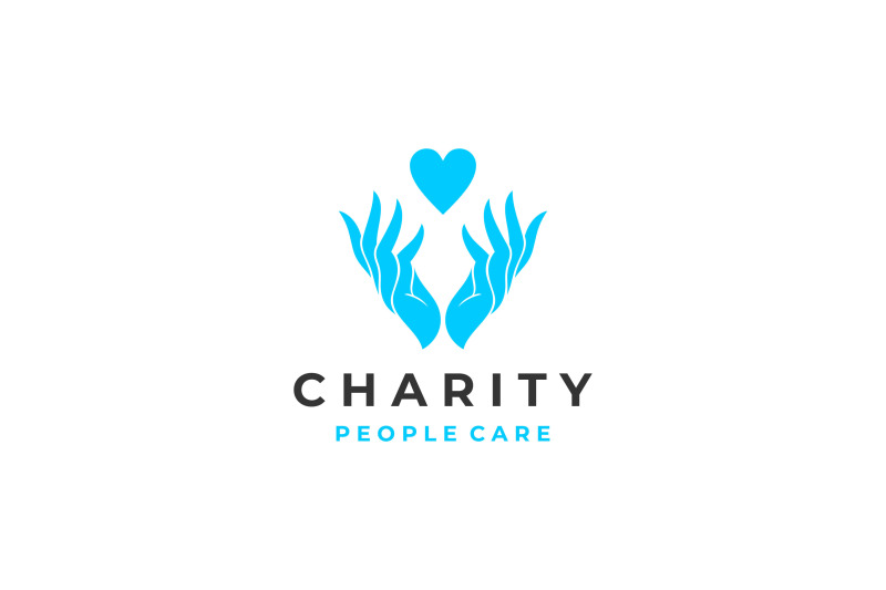hands-for-charity-and-donation-voluntary-and-nonprofit-logo