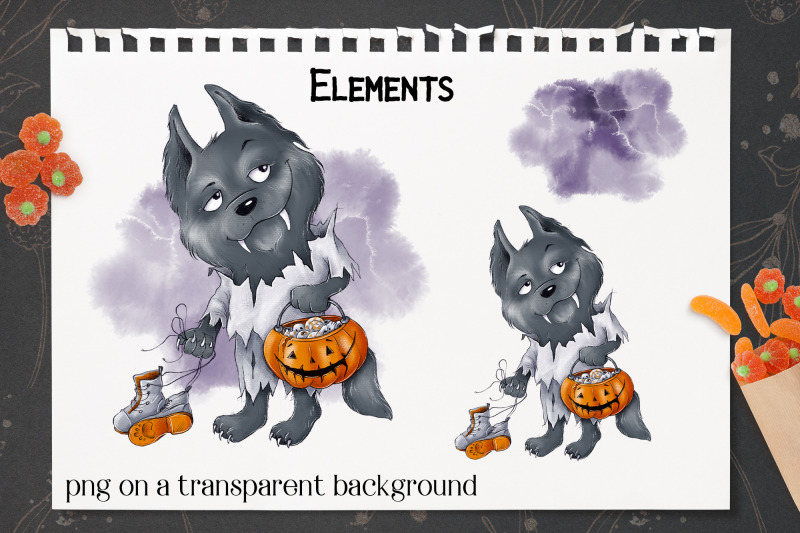 halloween-werewolf-sublimation-design-for-printing