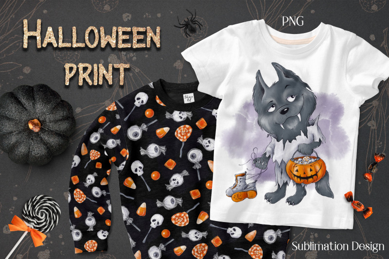 halloween-werewolf-sublimation-design-for-printing