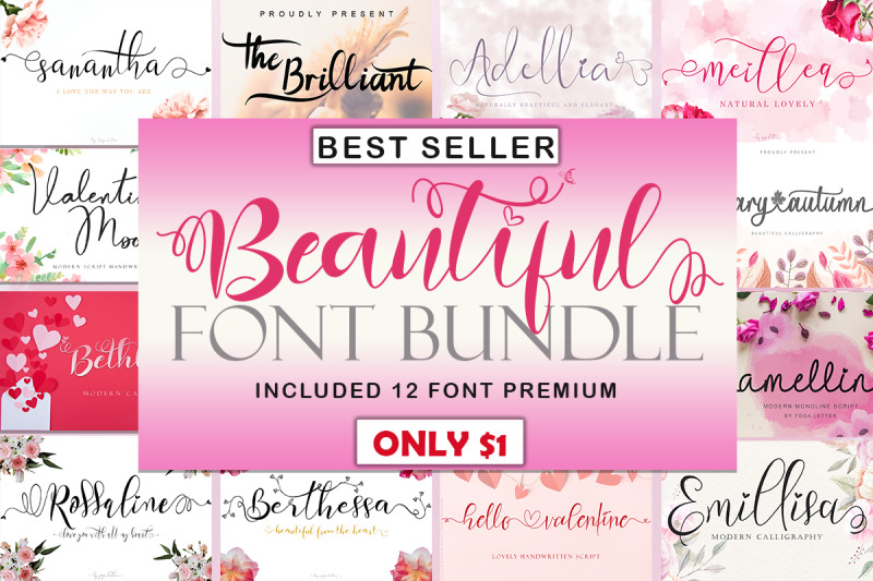 beautiful-font-bundle