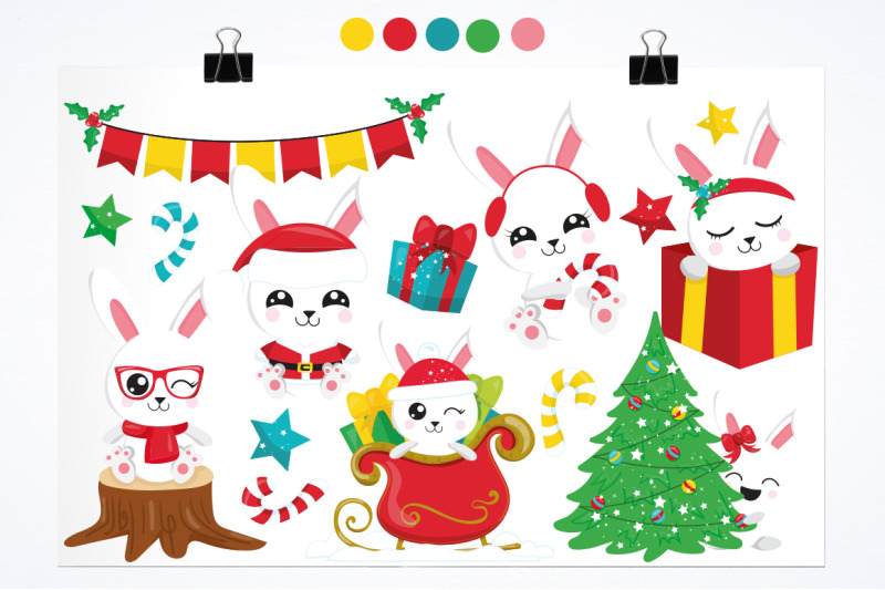 christmas-rabbits