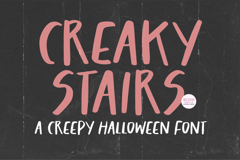 creaky-stairs-halloween-font