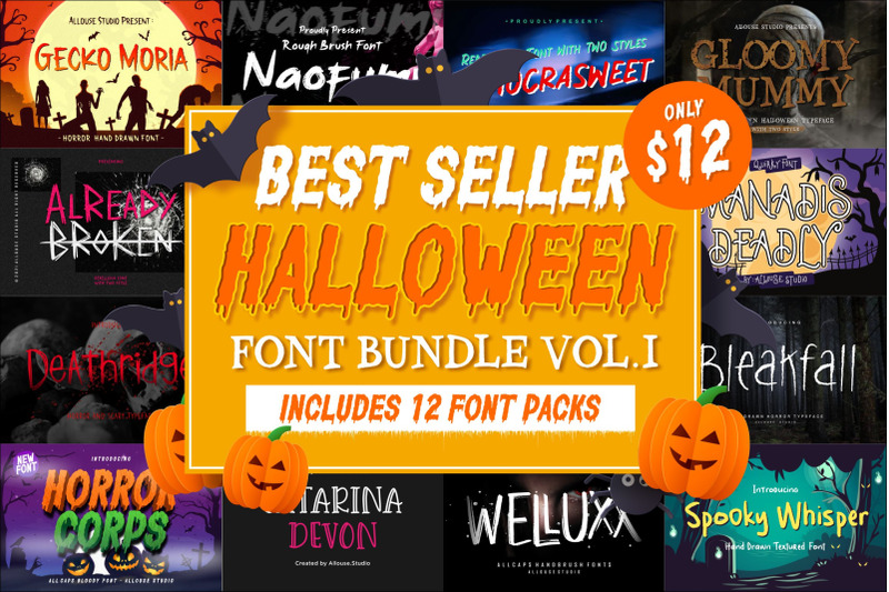 best-seller-halloween-font-bundle-vol-i