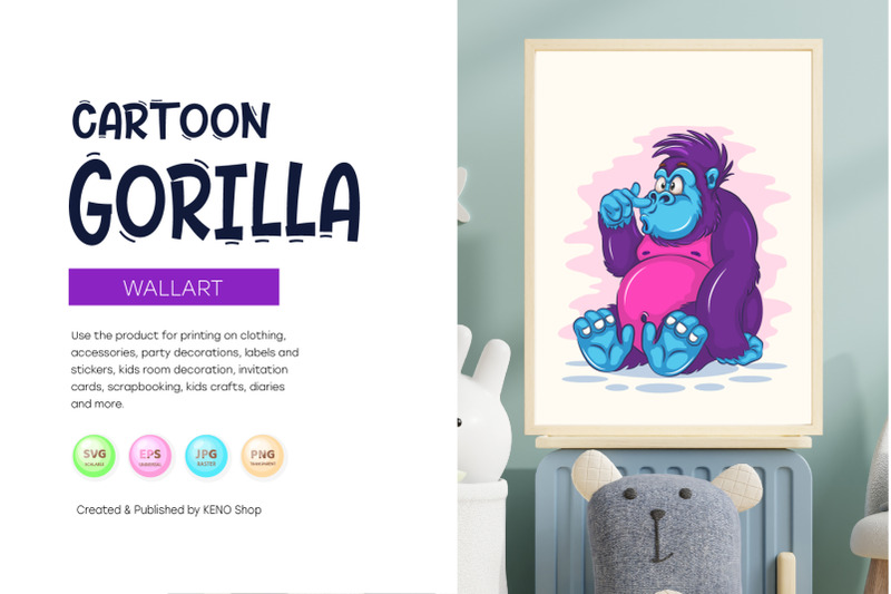 cartoon-gorilla