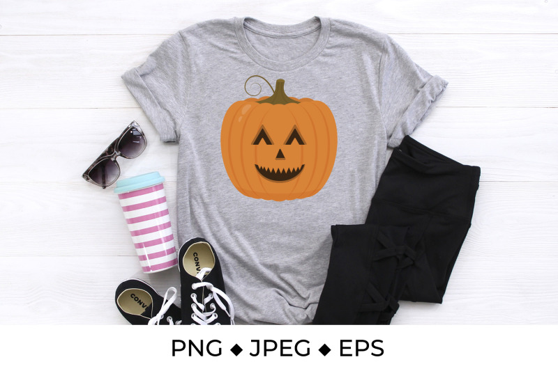 cute-halloween-pumpkin-face-laughing-jack-o-039-lantern