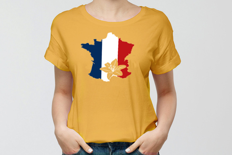 france-map-with-lily-silhouette-svg-sublimation