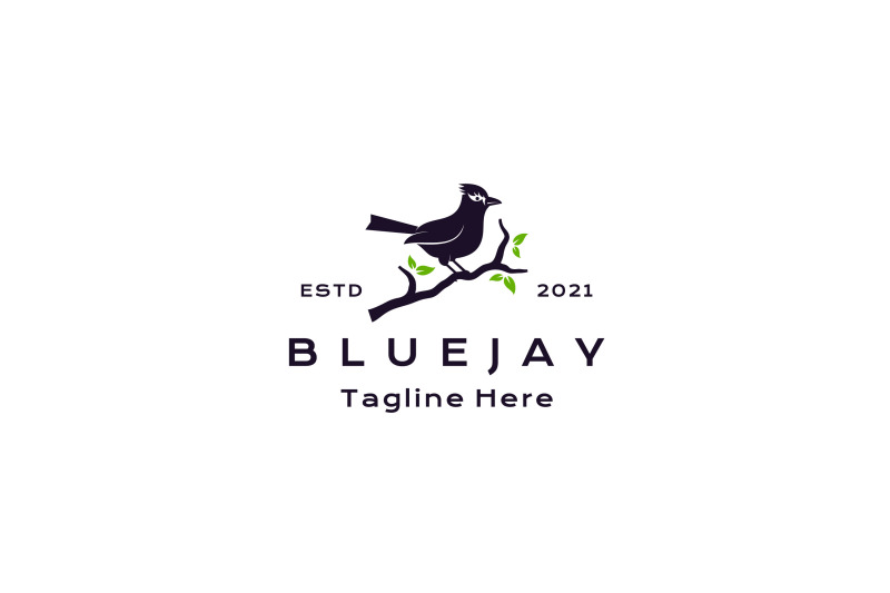 blue-jay-bird-silhouette-logo-design-vector-illustration