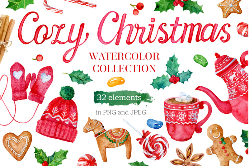 watercolor-set-cozy-christmas