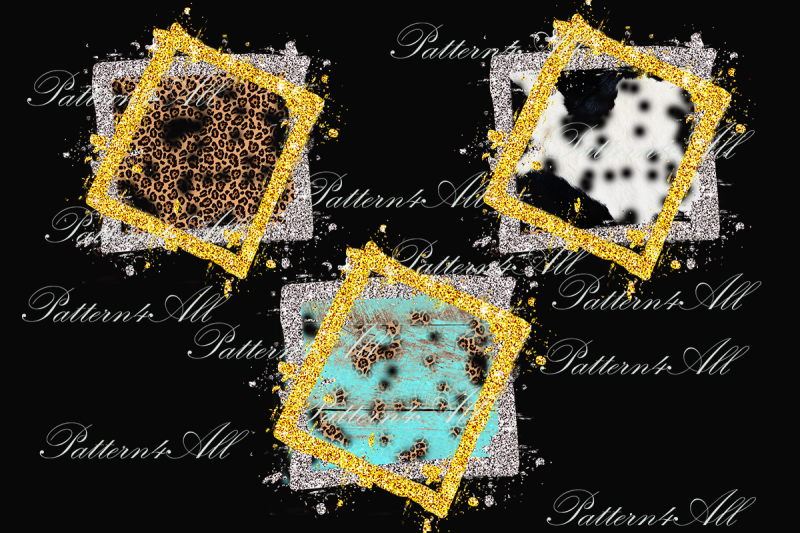 glitter-sublimation-frames-png-animal-print-sublimation-patches