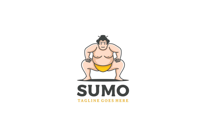 sumo-wrestler-logo-japanese-traditional-sport-logo-design