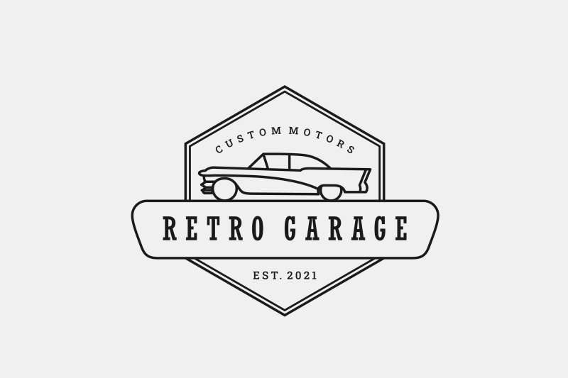 vintage-retro-car-logo-design-vector-illustration