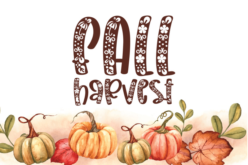 fall-decoration-a-quirky-family-font