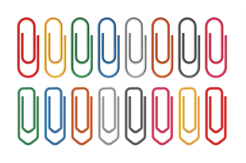 colored-paper-clips-fasteners-document-sheets-realistic-clip-office