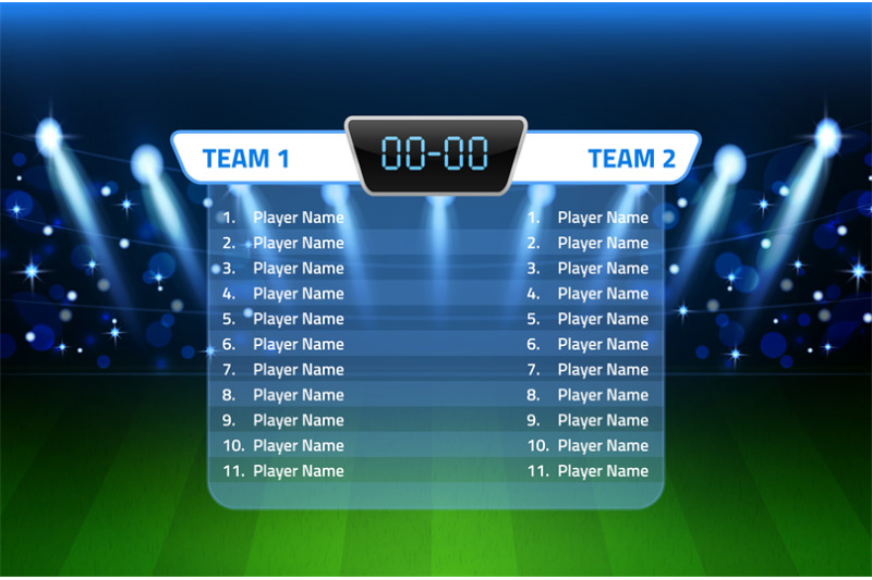 football-stadium-digital-game-screen-with-player-lists-soccer-field