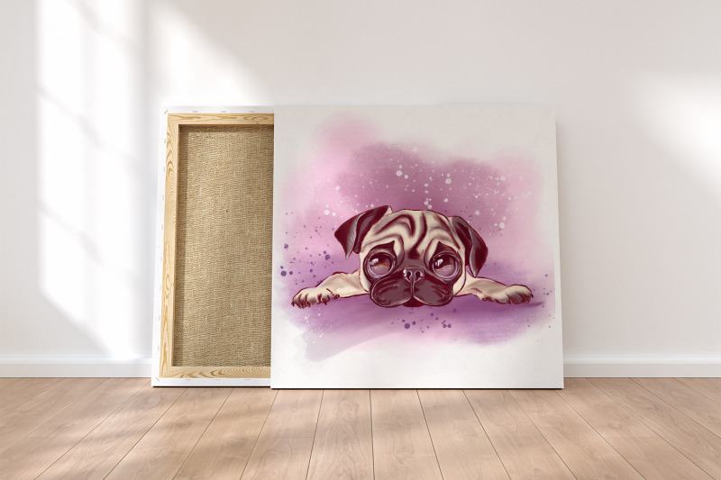 cute-pug-sublimation-png-dog-clipart