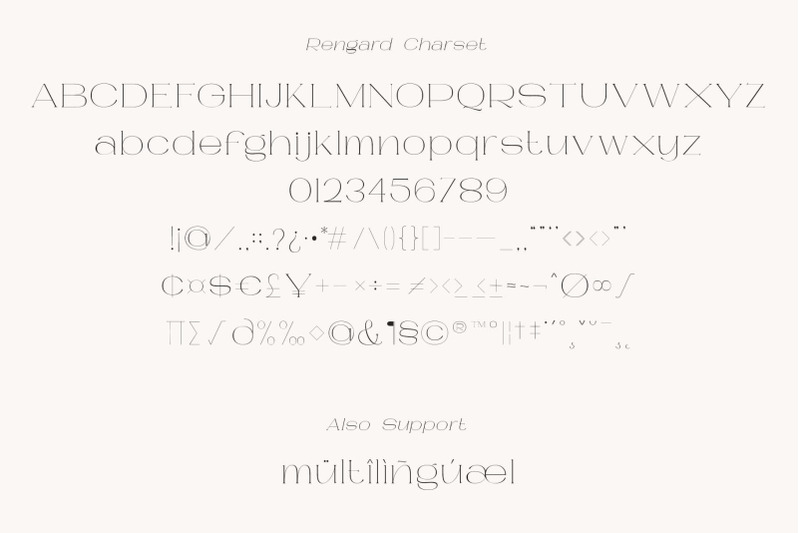 rengard-modern-serif-typeface