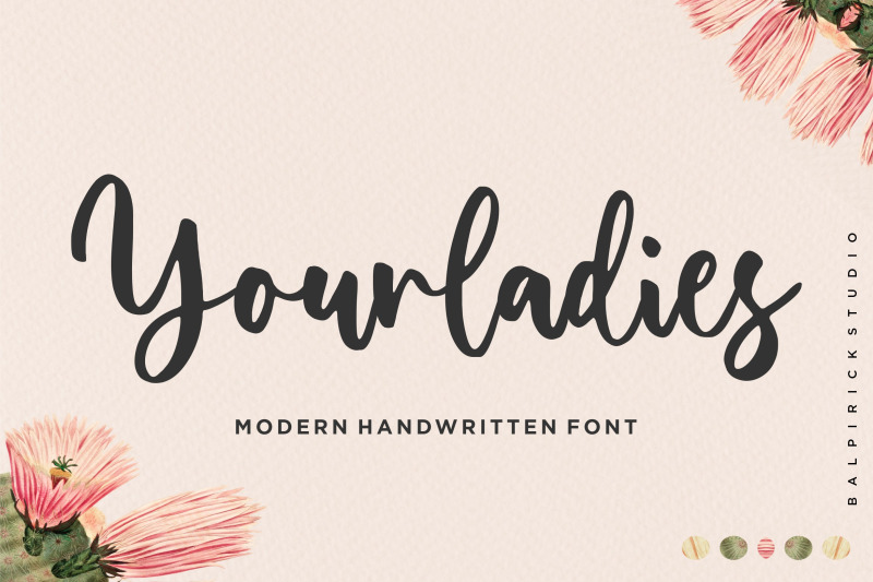 yourladies-modern-handwritten-font