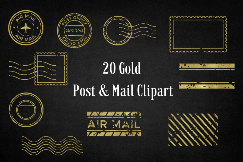 20-post-amp-mail-clipart-stamps