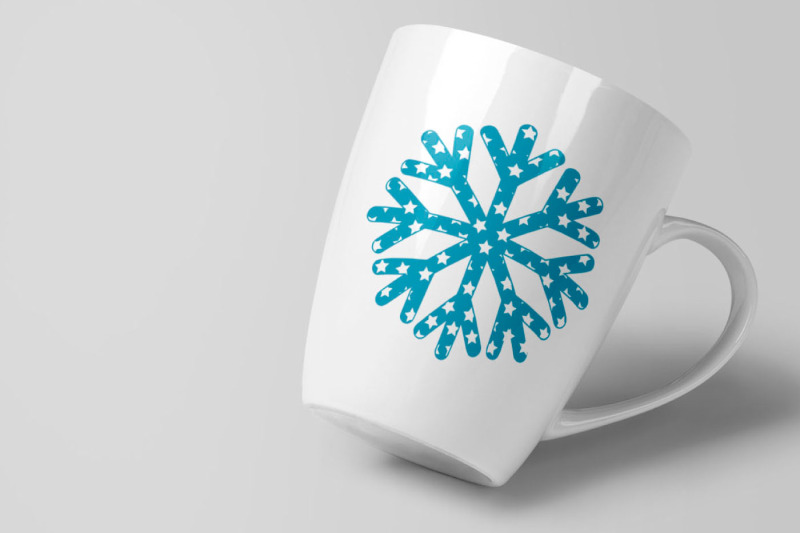 christmas-garland-snowflakes-with-an-ornament-svg-format