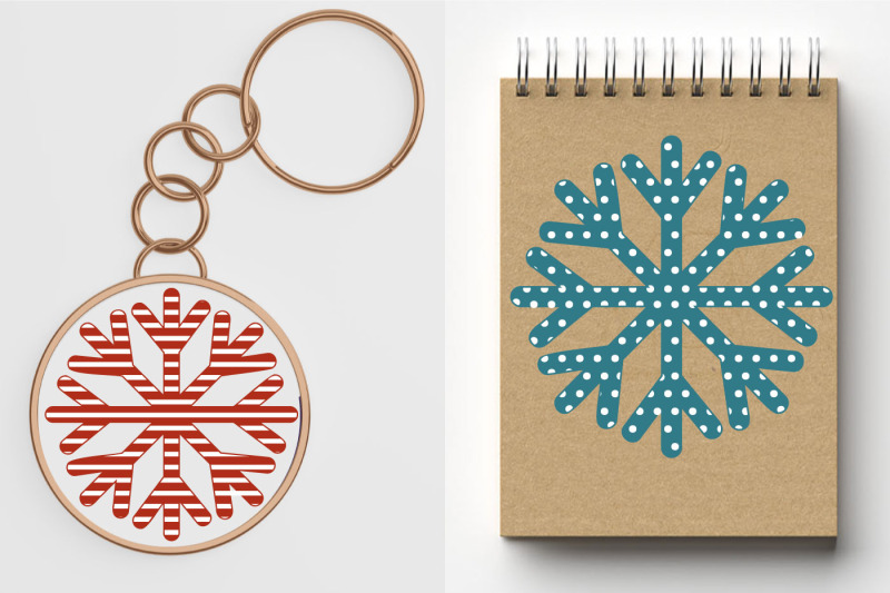 christmas-garland-snowflakes-with-an-ornament-svg-format