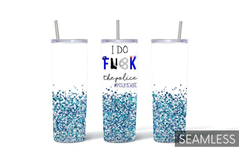 police-tumbler-sublimation