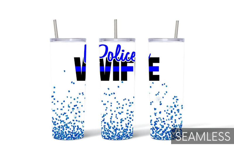 police-tumbler-sublimation